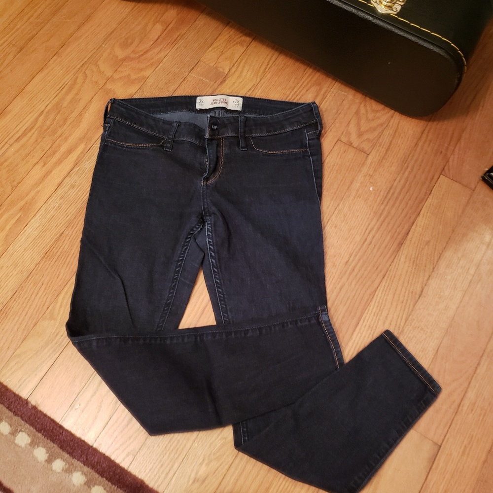 Dark wash jeggings from Hollister